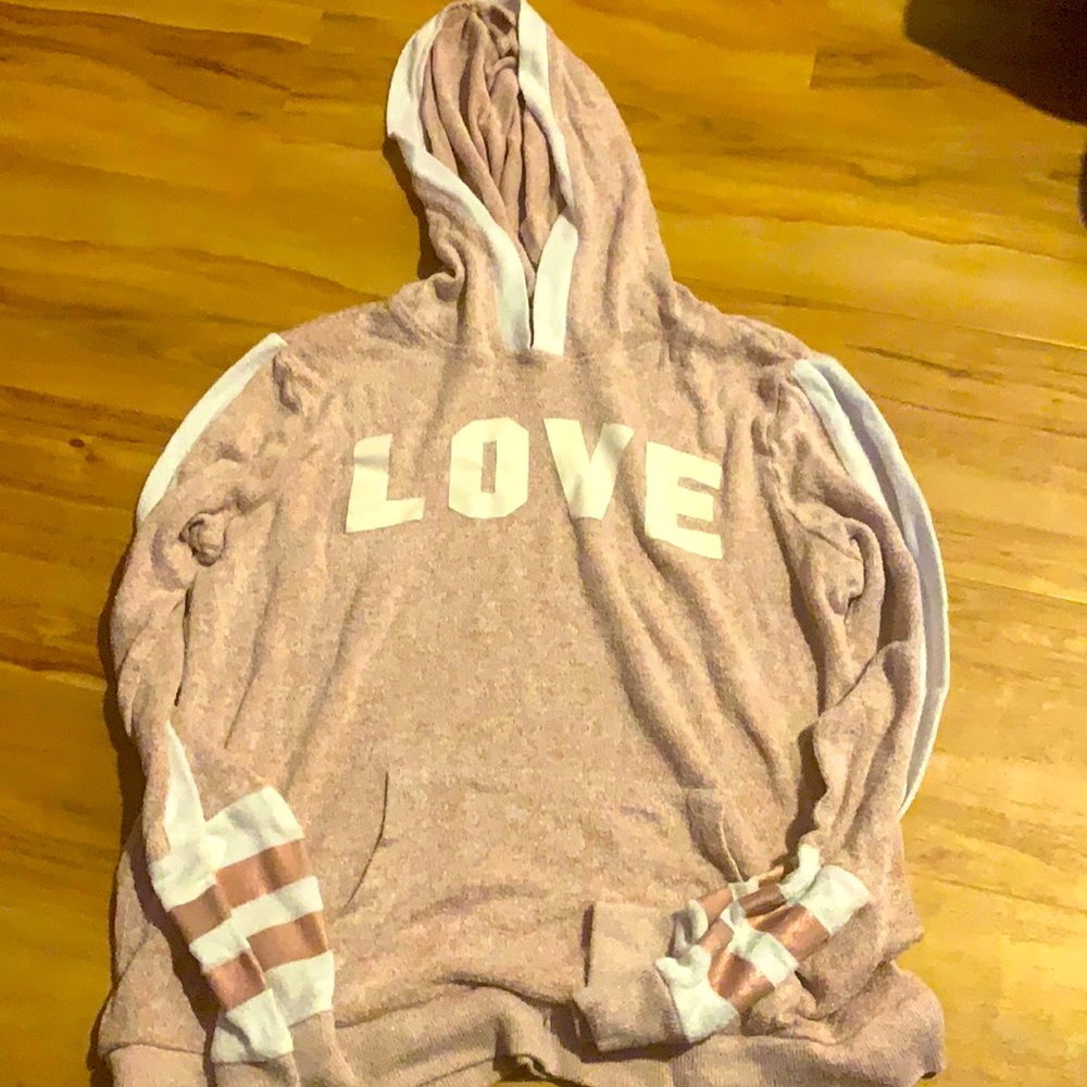 Pink & white Sweatshirt , XL, Comfy